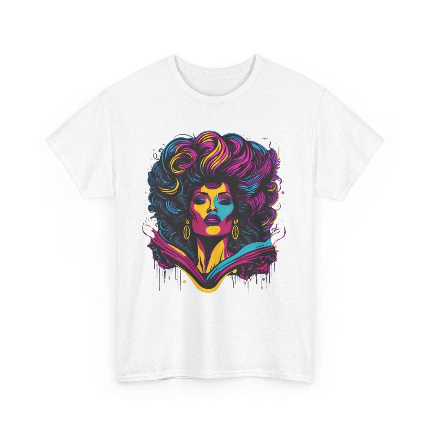 Colorful 90’s Music Queen Graphic Tee - Epic Ink Tees