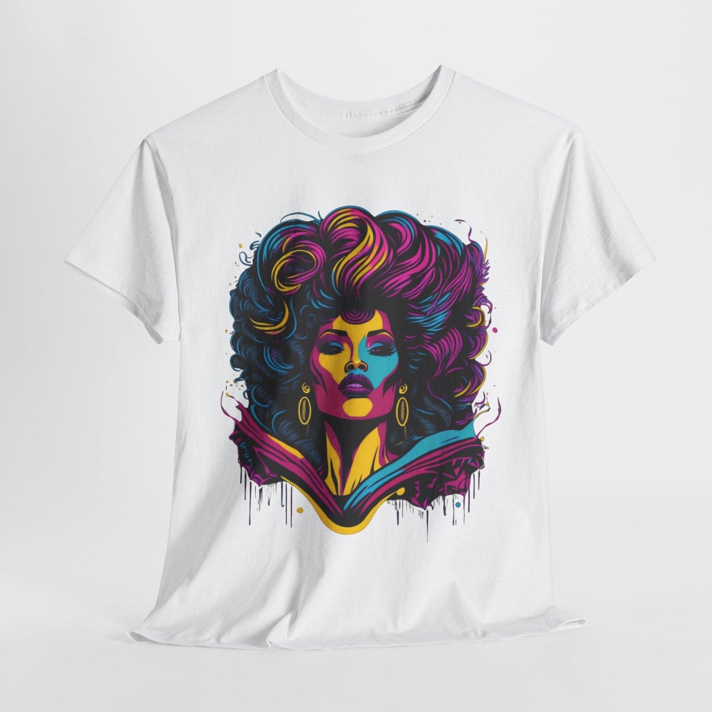 Colorful 90’s Music Queen Graphic Tee - Epic Ink Tees