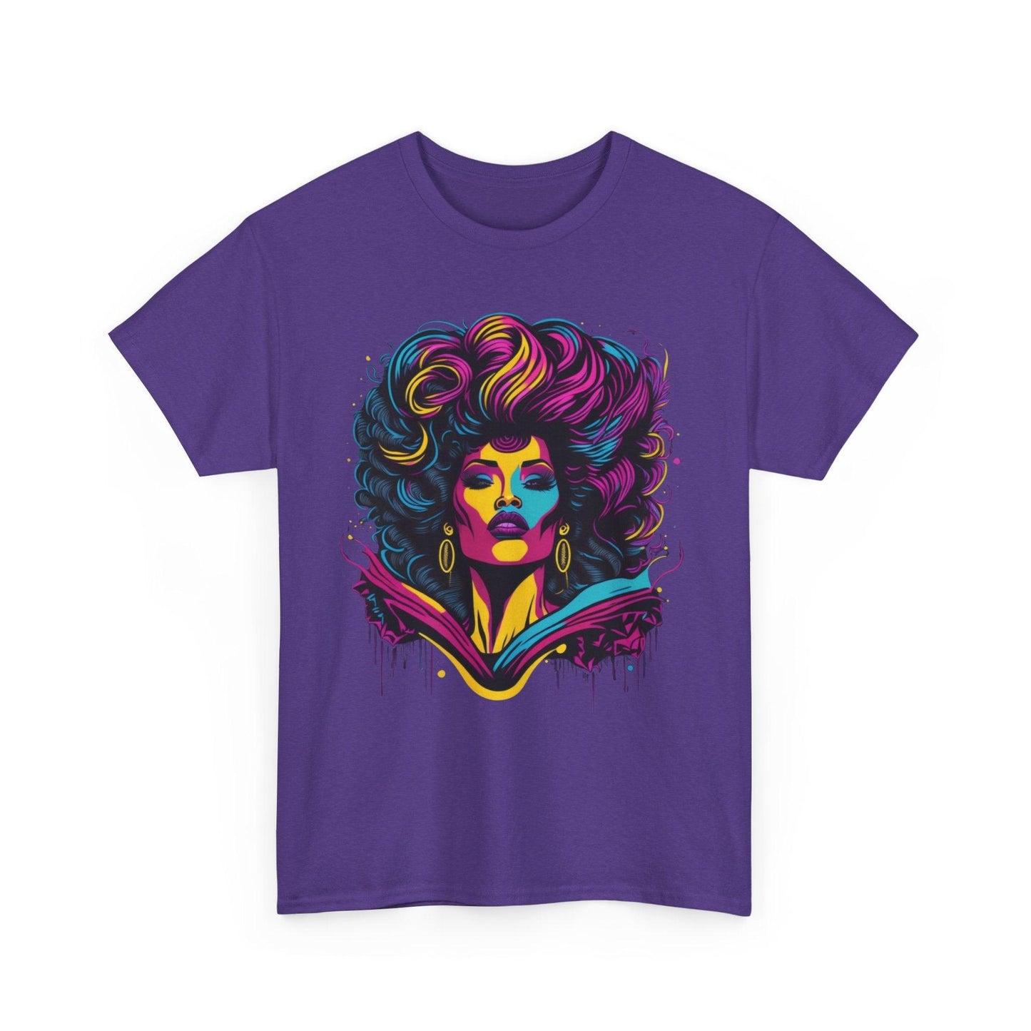 Colorful 90’s Music Queen Graphic Tee - Epic Ink Tees