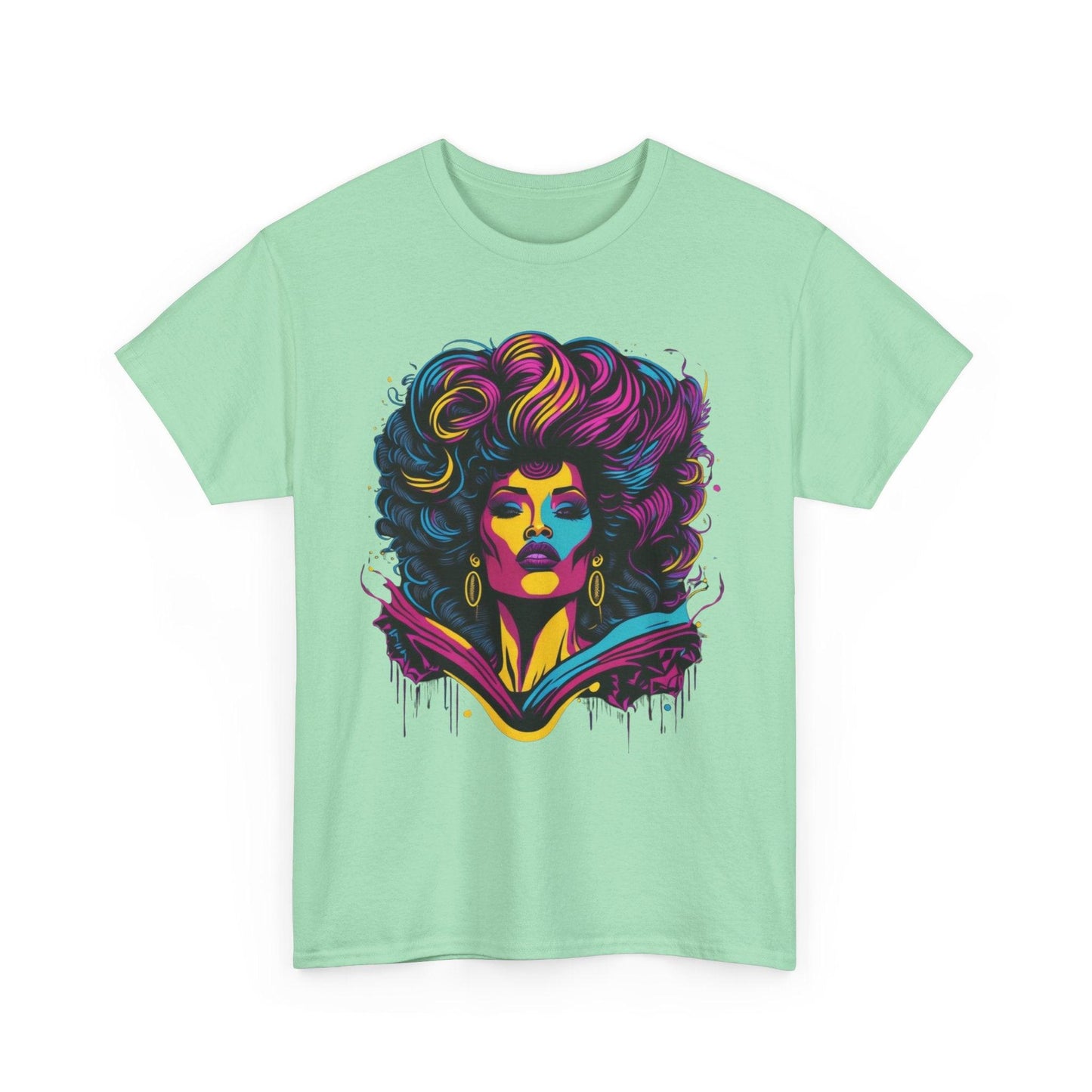 Colorful 90’s Music Queen Graphic Tee - Epic Ink Tees