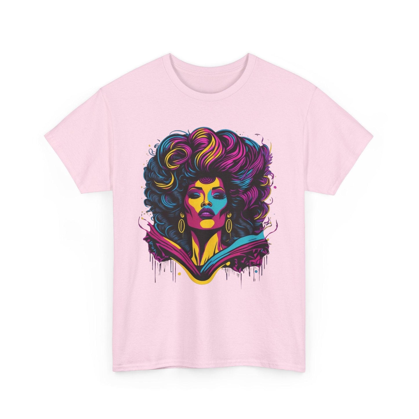 Colorful 90’s Music Queen Graphic Tee - Epic Ink Tees