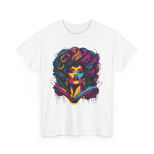 Colorful 90’s Music Queen Graphic Tee - Epic Ink Tees