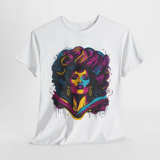 Colorful 90’s Music Queen Graphic Tee - Epic Ink Tees