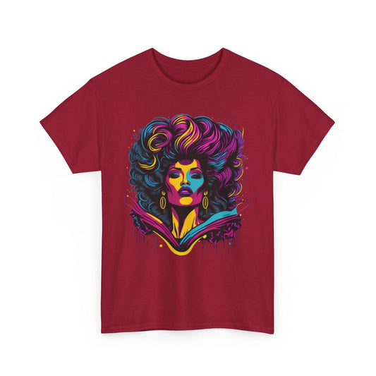 Colorful 90’s Music Queen Graphic Tee - Epic Ink Tees