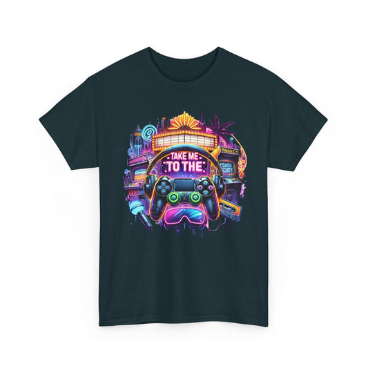 Take Me to the Game Unisex Heavy Cotton Tee - Vibrant Gamer Shirt - Epic Ink Tees