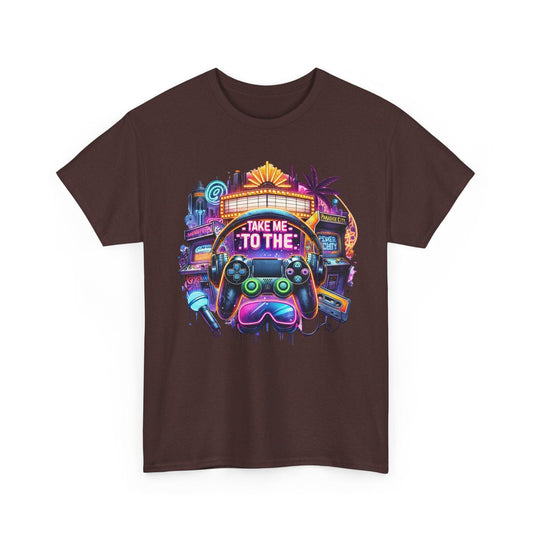 Take Me to the Game Unisex Heavy Cotton Tee - Vibrant Gamer Shirt - Epic Ink Tees