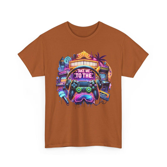 Take Me to the Game Unisex Heavy Cotton Tee - Vibrant Gamer Shirt - Epic Ink Tees