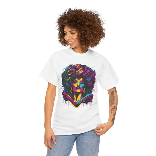 Colorful 90’s Music Queen Graphic Tee - Epic Ink Tees