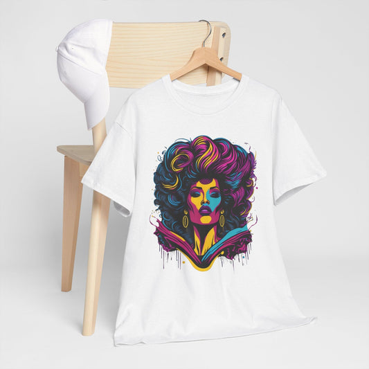 Colorful 90’s Music Queen Graphic Tee - Epic Ink Tees