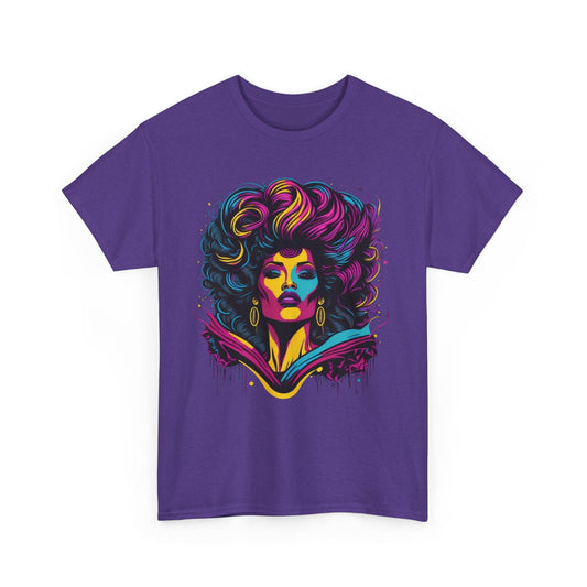 Colorful 90’s Music Queen Graphic Tee - Epic Ink Tees