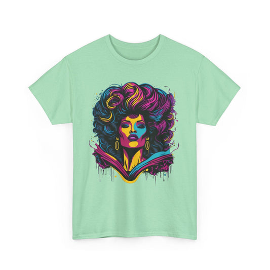 Colorful 90’s Music Queen Graphic Tee - Epic Ink Tees